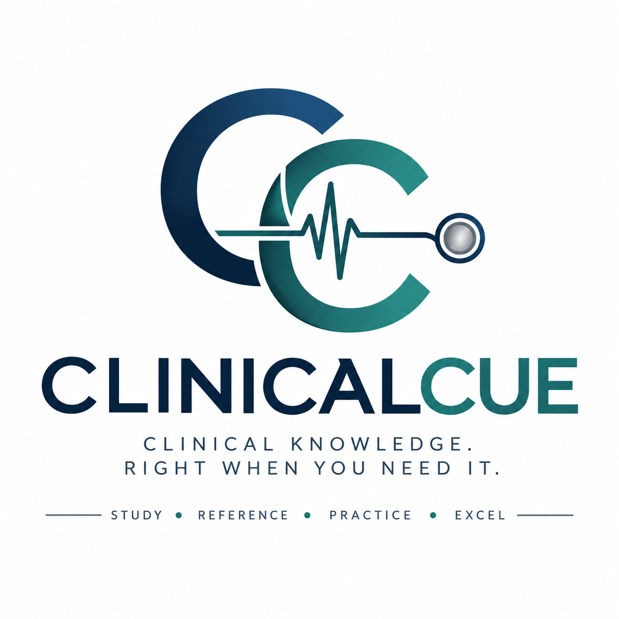 ClinicalCue: Clinical knowledge.  Right when you need it.